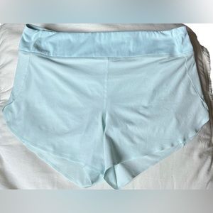 Athleta, Run With It 3.5" Short, large, light mint/sea green.